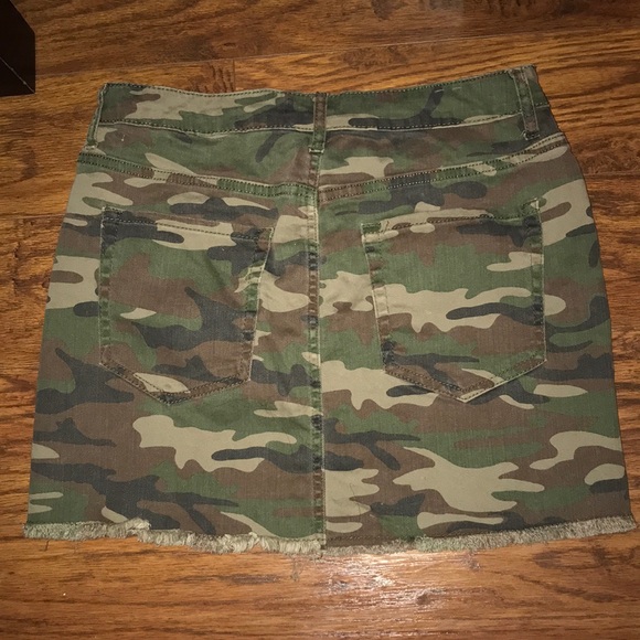 Camo Denim Skirt - Picture 2 of 2